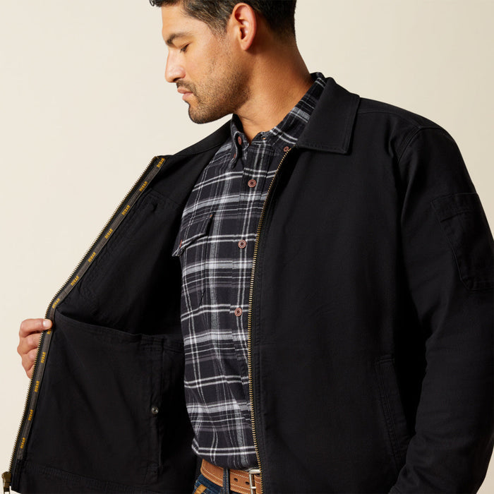 Ariat Men's Rebar Made Tough Canvas Shop Jacket Jackets & Coats Ariat