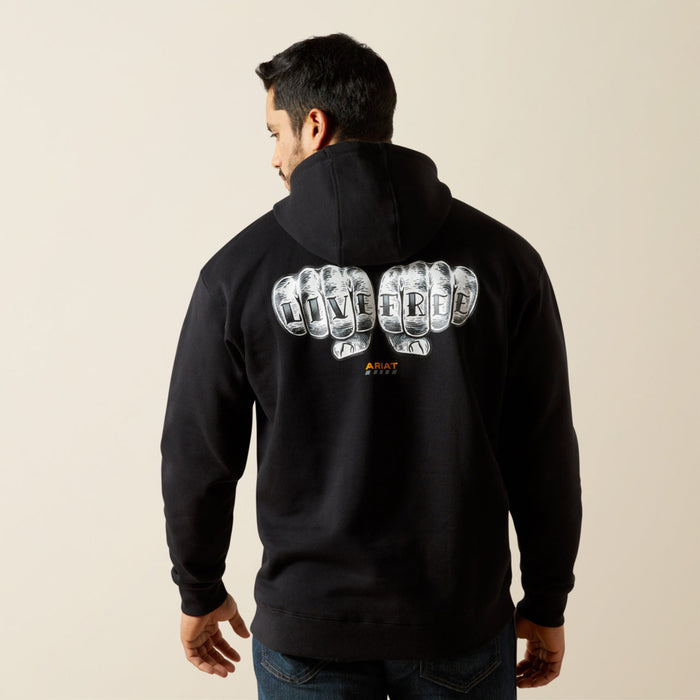 Ariat Men's Rebar Workman Bare Knuckle Hoodie Sweatshirts & Hoodies Ariat