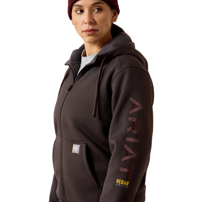 Ariat Women's Rebar All-Weather Full Zip Hoodie Sweatshirts & Hoodies Ariat