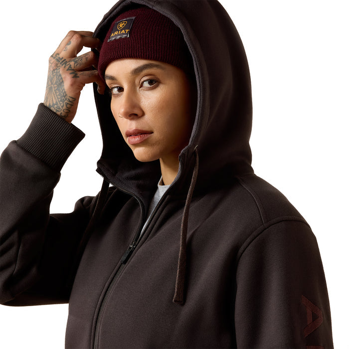 Ariat Women's Rebar All-Weather Full Zip Hoodie Sweatshirts & Hoodies Ariat