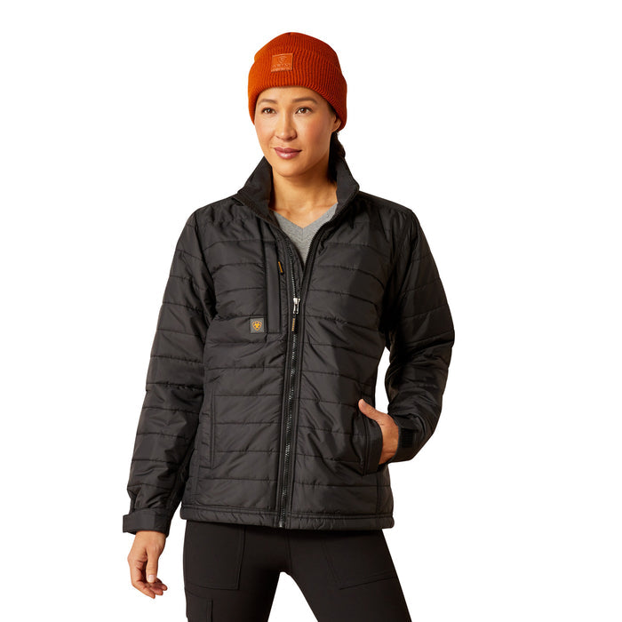 Ariat Women's Rebar Cordura Ripstop Lightweight Insulated Jacket Jackets & Coats Ariat Black 1XL Plus