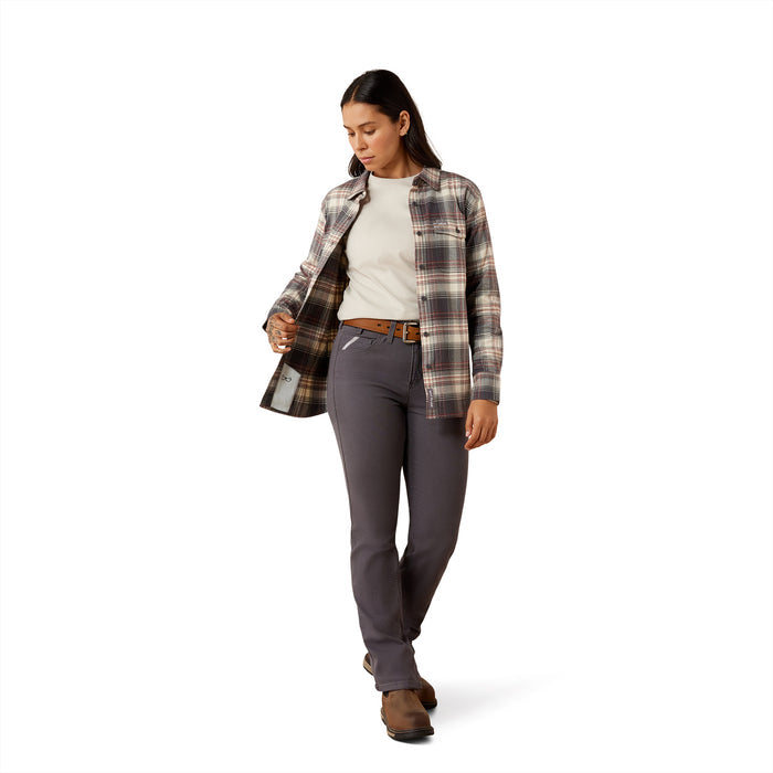 Ariat Women's Rebar Flannel Durastretch Long Sleeve Work Shirt Work Shirts Ariat