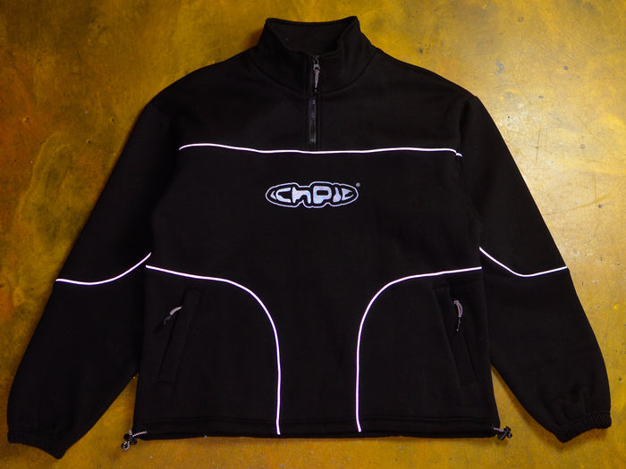 Atlas Reflective 1/4 Zip - Black