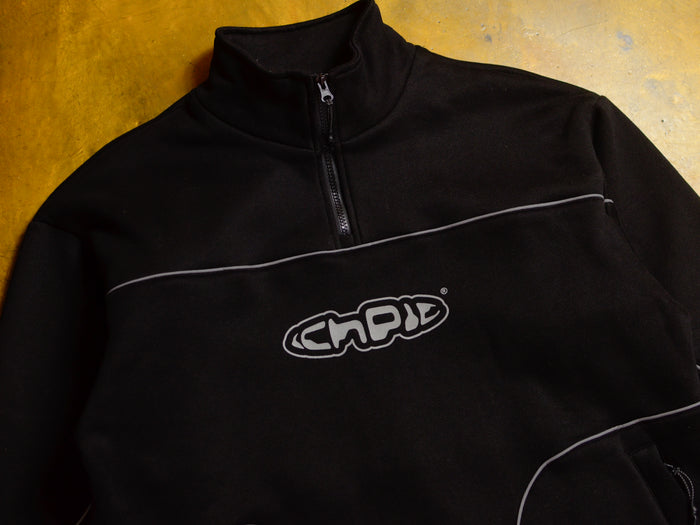Atlas Reflective 1/4 Zip - Black
