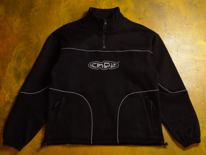 Atlas Reflective 1/4 Zip - Black