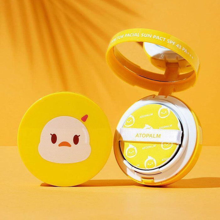 [ATOPALM] Tok Tok Facial Sun Pact with Refill SPF 43 PA+++ 15g*2EA - Ballagrio