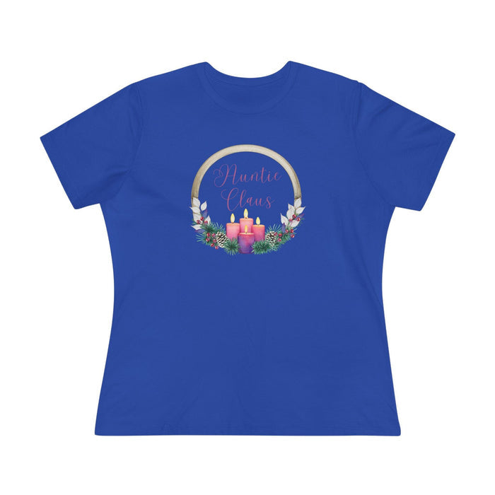 Auntie Claus - Christmas Cheer! 🤶🎄 Women's Softstyle Tee - Whippie's