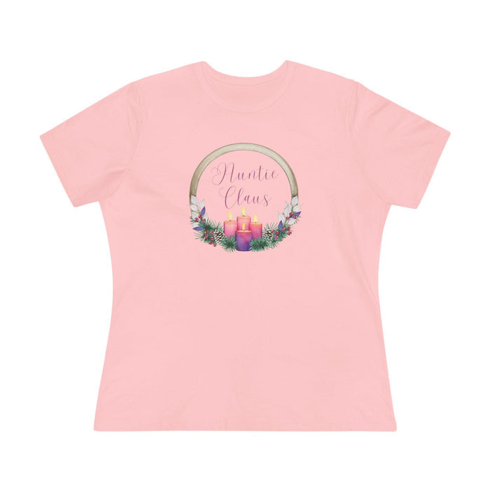 Auntie Claus - Christmas Cheer! 🤶🎄 Women's Softstyle Tee - Whippie's