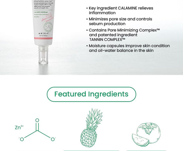 Axis Y Calamine Pore Control Capsule Serum 50Ml