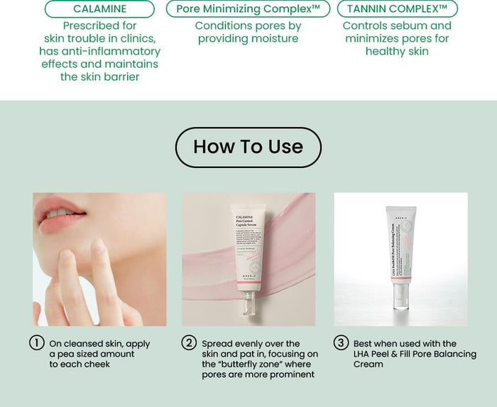 Axis Y Calamine Pore Control Capsule Serum 50Ml