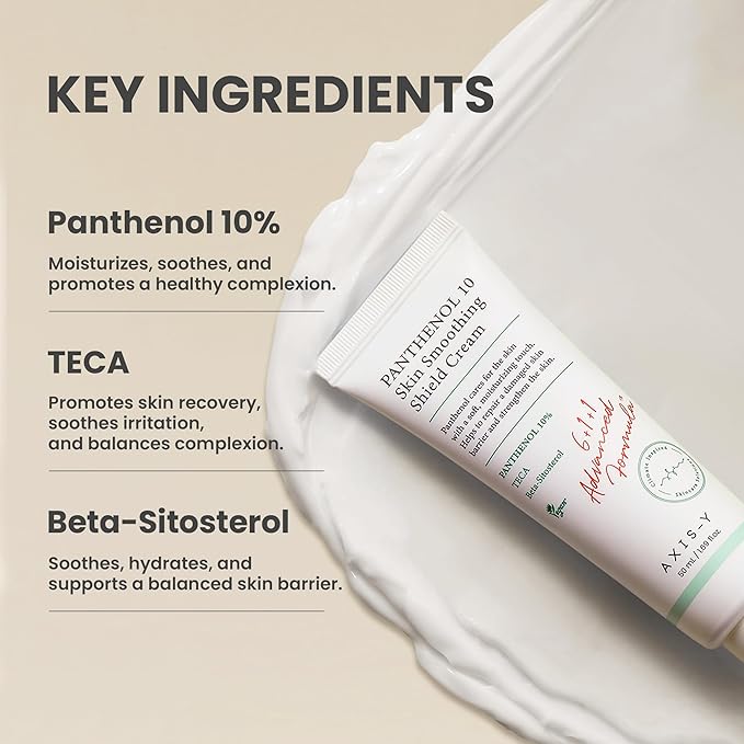 Axis-Y Panthenol 10 Skin Smoothing Shield Cream 50Ml