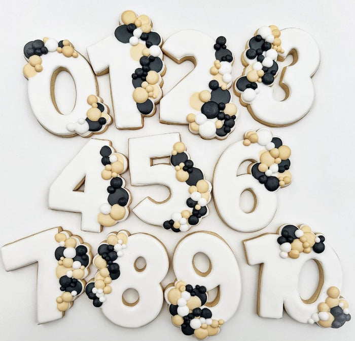 Balloon Garland Number Cookie Cutters