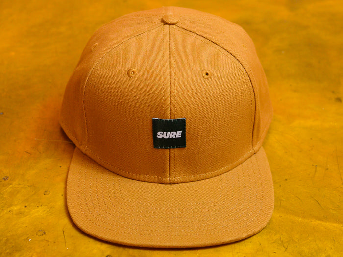 Banner Canvas Cap - Camel