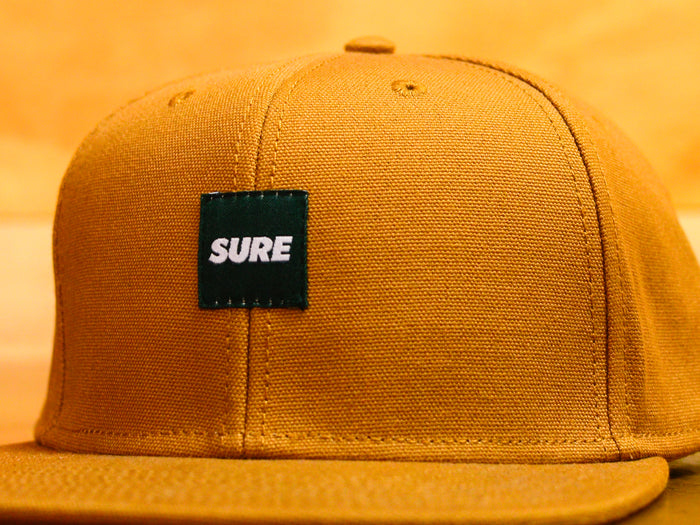 Banner Canvas Cap - Camel