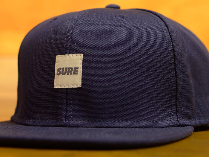 Banner Canvas Cap - Midnight Blue