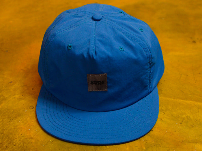 Banner Label Nylon Snapback Cap - Atlantic