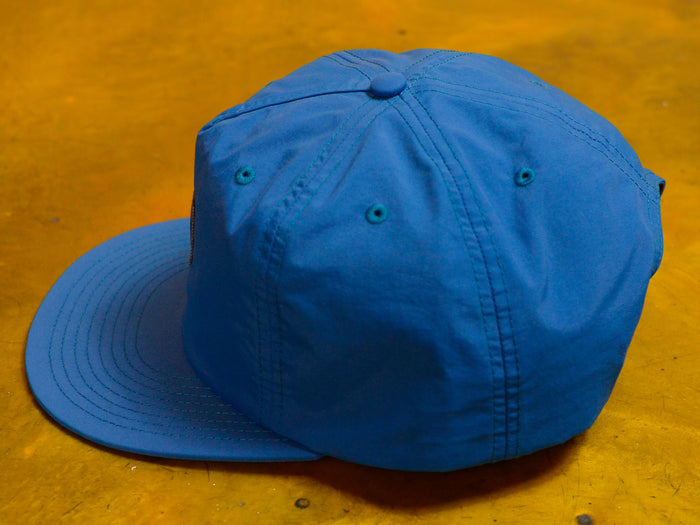 Banner Label Nylon Snapback Cap - Atlantic