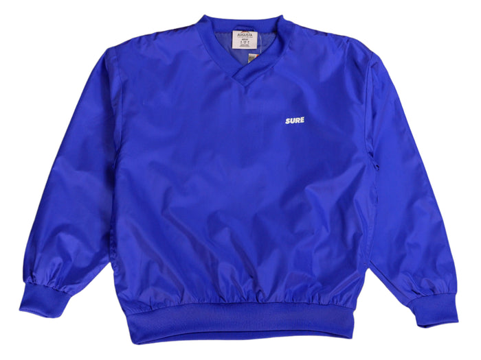 Banner V-Neck Micro Poly Windshirt - Royal Blue