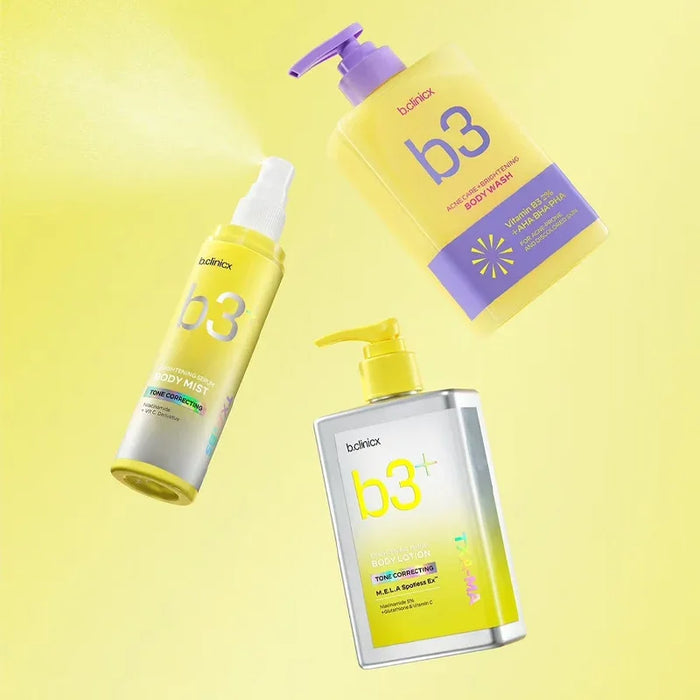 [b.clinicx] b3+ Brightening Serum Tone Correcting Body Lotion 300ml