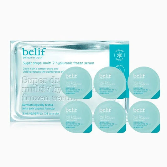 [belif] Super Drops Multi 7 Hyaluronic Frozen Serum 3ml*6EA - Ballagrio