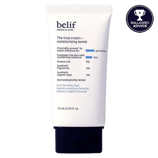 [belif] The True Cream Moisturizing Bomb (Tube Type) 75ml - Ballagrio