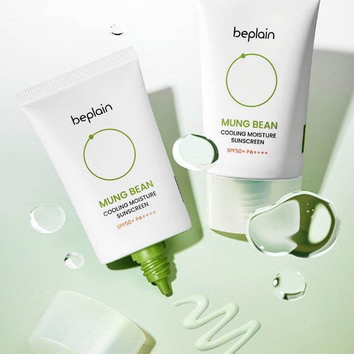 [beplain] Mung Bean Cooling Moisture Sunscreen Set (1+1) SPF 50+ PA++++ 50ml*2EA - Ballagrio