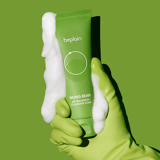 [beplain] Mung Bean pH Balanced Cleansing Foam 80ml - Ballagrio