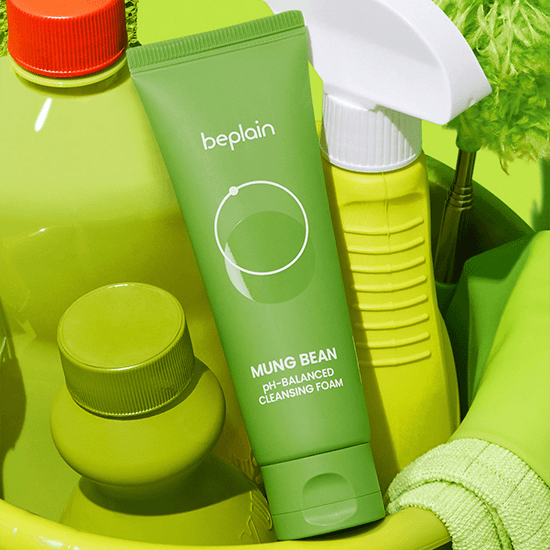 [beplain] Mung Bean pH Balanced Cleansing Foam 80ml - Ballagrio