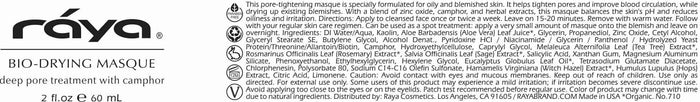 BIO-DRYING MASK (710) RAYA SPA - rayaspa