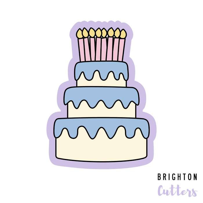 Birthday Cake Cookie Cutter