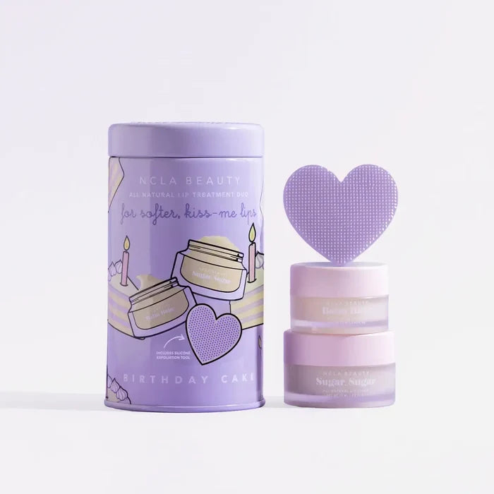 Birthday Cake Lip Care Set + Lip Scrubber