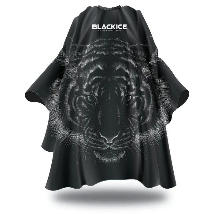 Black Ice Professional Premium Graphic Barber Cape - Beast