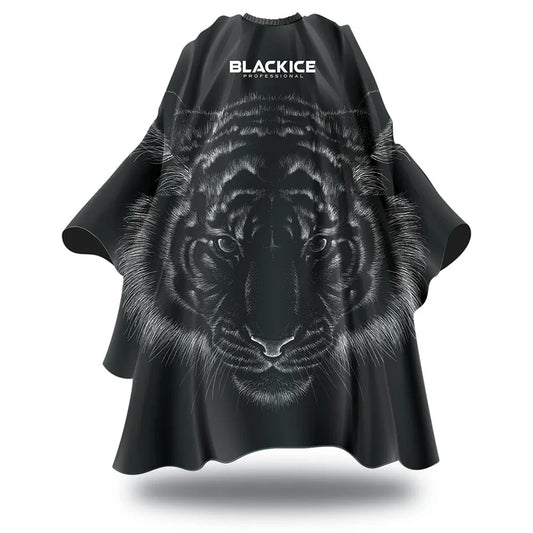 Black Ice Professional Premium Graphic Barber Cape - Beast