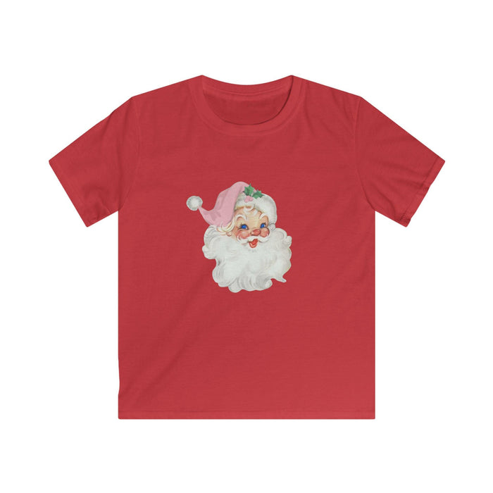Blue-Eyed Santa - Santa's Got the Blues (and We Love It!) 💙🎅 Youth Softstyle T-Shirt 🎅🏻👚 - Whippie's