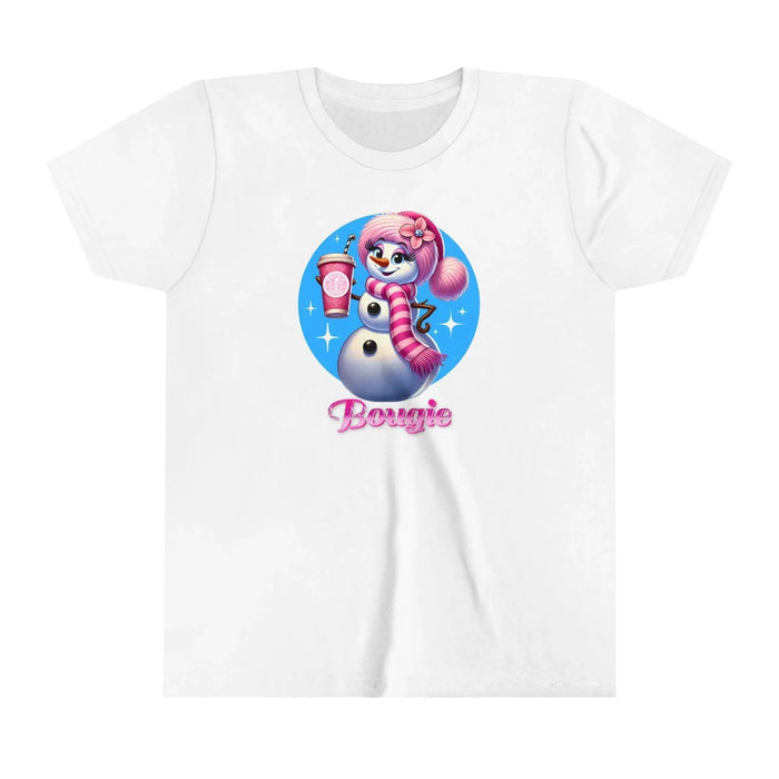 Bougie Snowwoman ❄️ ☕ ✨ Youth Short Sleeve Tee ✨ - Whippie's