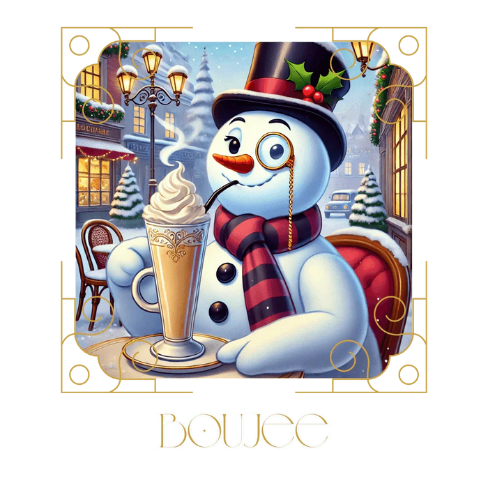 ☃️ Boujee Snowman ☕ Unisex Fleece Sweatshirt ✨ - Whippie's