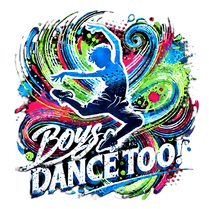 Boys Dance Too - Contemporary - Youth Short Sleeve T-Shirt - Whippie's