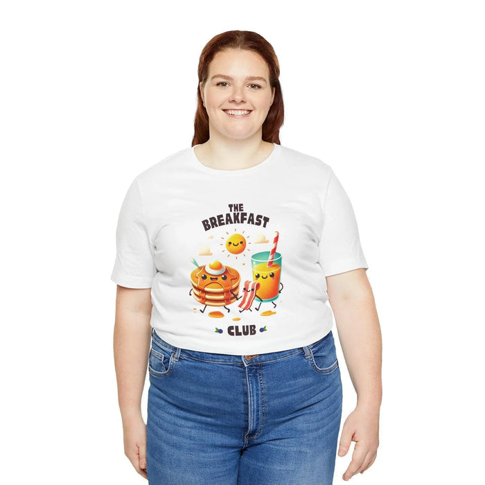 🥞 Breakfast Club 🍳 Unisex Jersey Tee ☀️ Rise and shine, breakfast time! - Whippie's