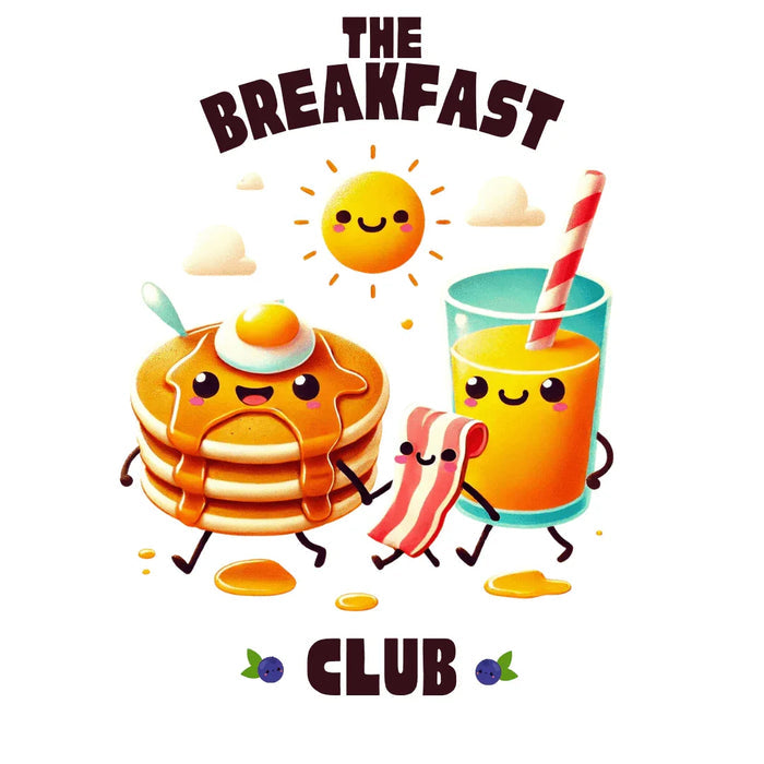 🥞 Breakfast Club 🍳 Youth Midweight Tee ☀️ Rise and shine, breakfast time! - Whippie's