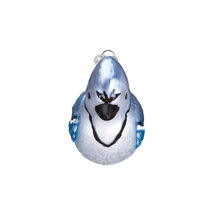 Bright Blue Jay Ornament
