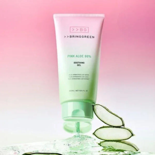 [BRING GREEN] Pink Aloe 96% Soothing Gel 300ml - Ballagrio
