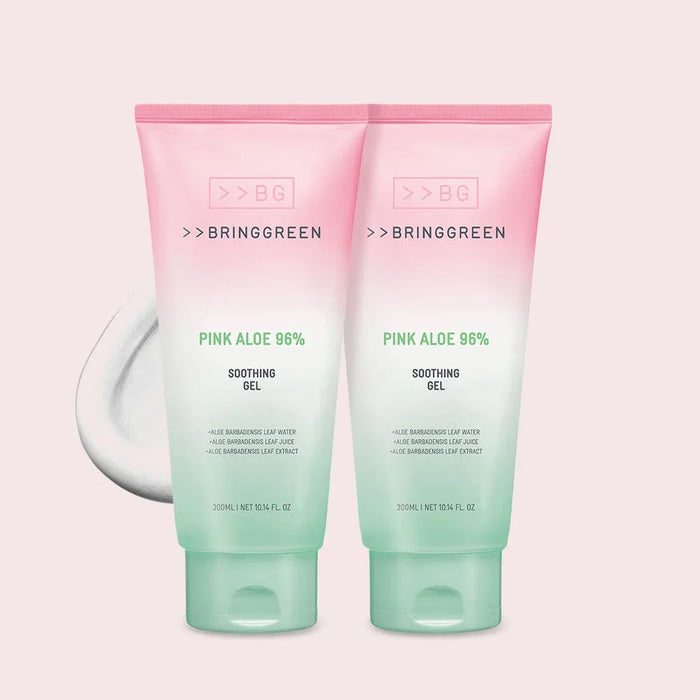 [BRING GREEN] Pink Aloe 96% Soothing Gel 300ml - Ballagrio