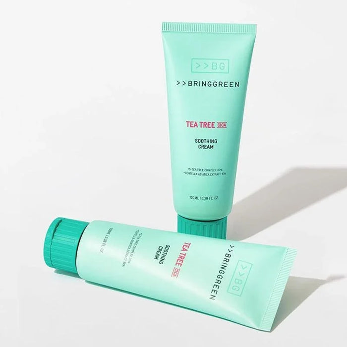 [BRING GREEN] Tea Tree Cica Soothing Cream Plus 100ml - Ballagrio