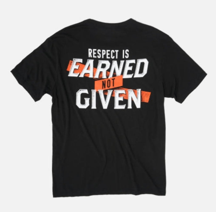 BRUNT Men's Respect Graphic Short Sleeve T-Shirt T-Shirts BRUNT Black 2XL Reg