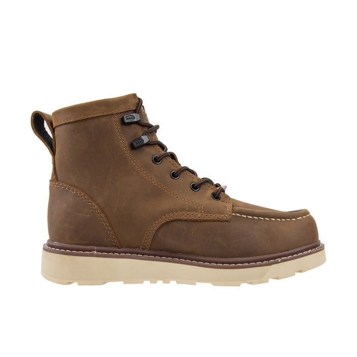 BRUNT Men's The Marin Unlined Soft Toe Work Boot Work Boots BRUNT Brown 10 D/2E