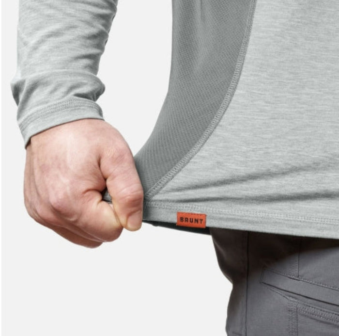 BRUNT Men's The Mckenna Tech Long Sleeve T-Shirt Long Sleeve T-Shirts BRUNT
