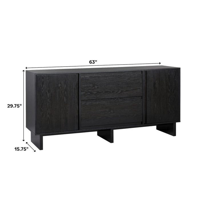 Buffet 2 portes 63" avec tiroirs