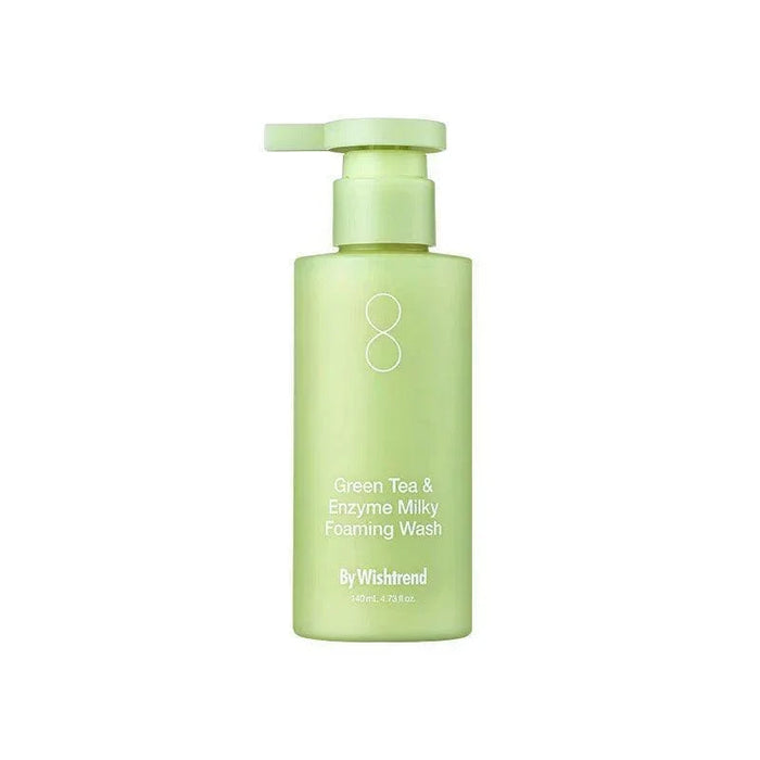 [By Wishtrend] Green Tea & Enzyme Milky Foaming Wash 140ml - Ballagrio