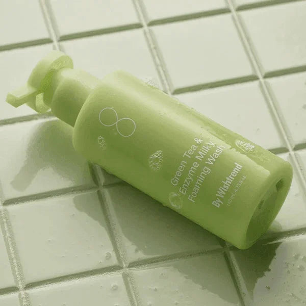 [By Wishtrend] Green Tea & Enzyme Milky Foaming Wash 140ml - Ballagrio