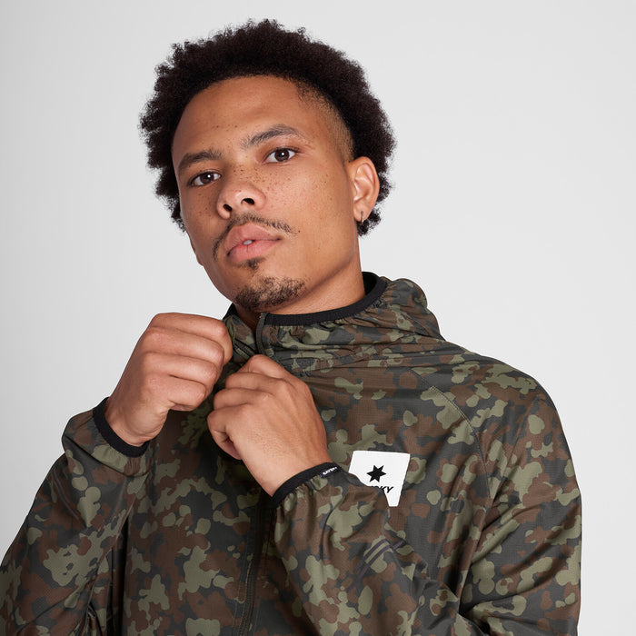 Saysky Camo Pace Jacket Brown Camo 1048 OMRJA22C1048